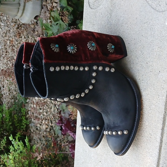 Double D by Old Gringo Tahoma Black Wine Sz 9 - Picture 3 of 16